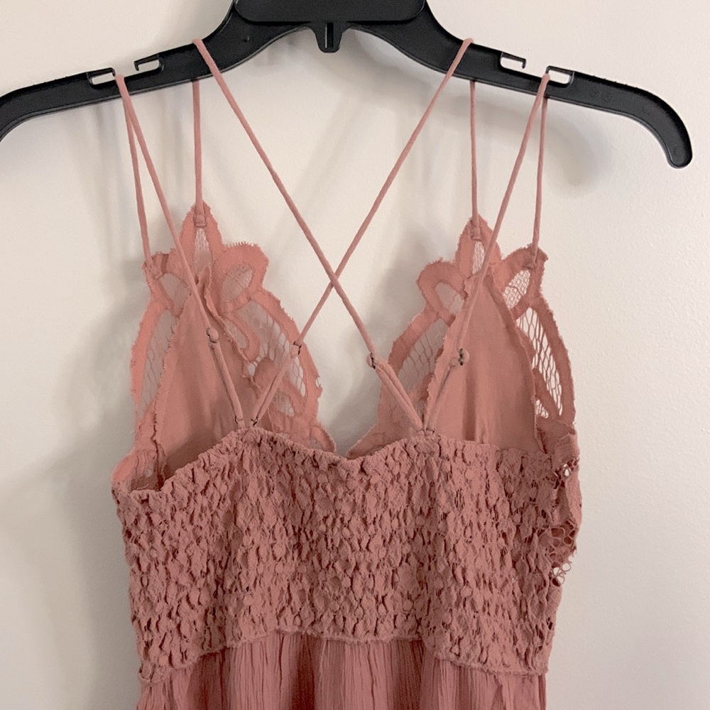Free People Women's Adella Slip Dress Rose - Picture 10 of 12